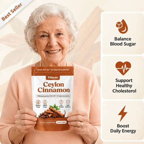 Ceylon Cinnamon 7200mg Equivalent with MCT Oil